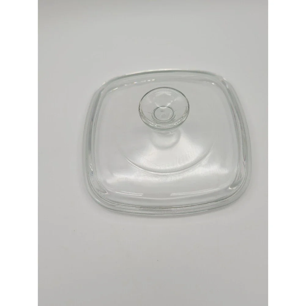 Pyrex A7C Vintage 7x7 Square Glass Lid For Pyrex Baking Dish